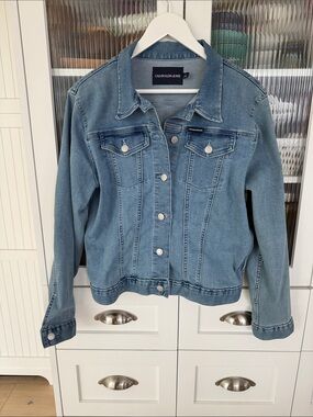Calvin Klein Jeans Classic Light Blue Denim stretch Jacket